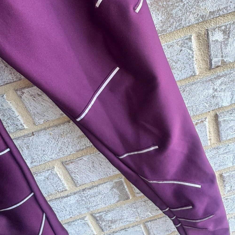 ALO High-Waist Plum Purple Sequence Leggings Women's Size S - Picture 5 of 6